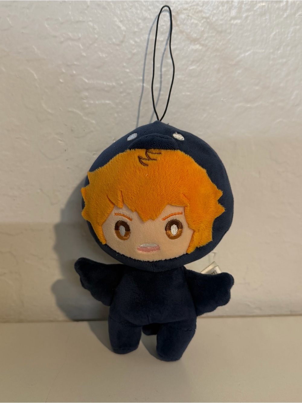 Official Haikyu!! Shoyo Hinata Crow Mascot Plush Keychain,Karasuno High Uniform